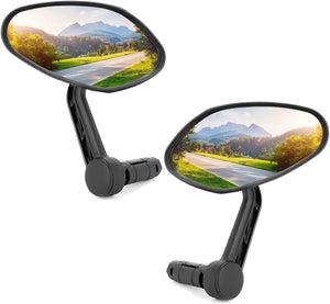 Multi-Angle Adjustable Handlebar Mirrors - eTrikes Canada